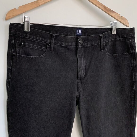 Gap Super Slimming Real Skinny Matte Black jeans 33 / 16 - Picture 8 of 12